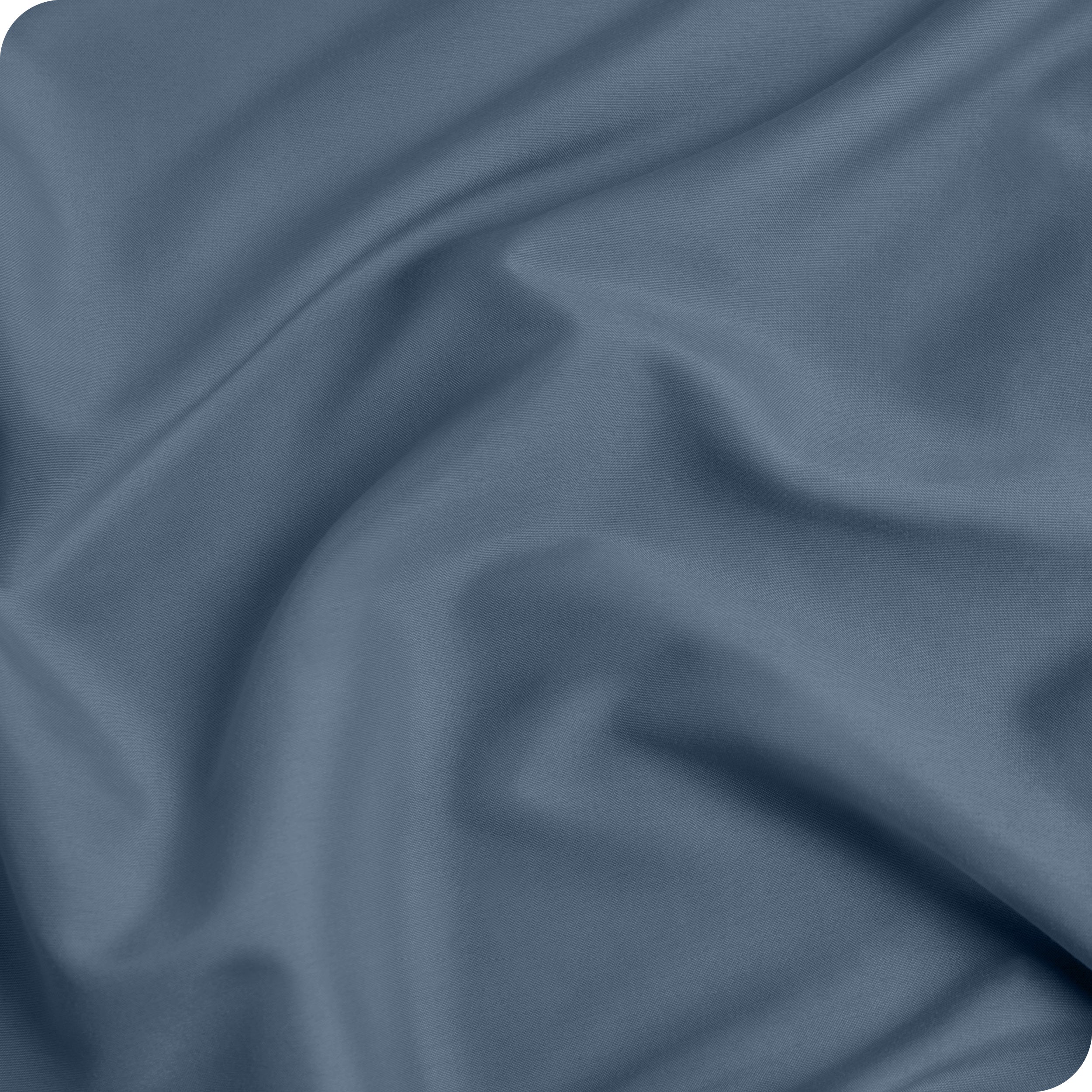 Close up of a duvet set to show the material and the color