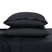 Microfiber envelope pillowcase sheet set