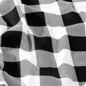 Close of the printed flannel sheet set material