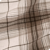 Close up of the printed flannel material