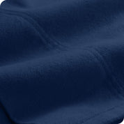 Close up of the flannel pillowcase material