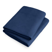 2 flannel pillowcases folded and stacked