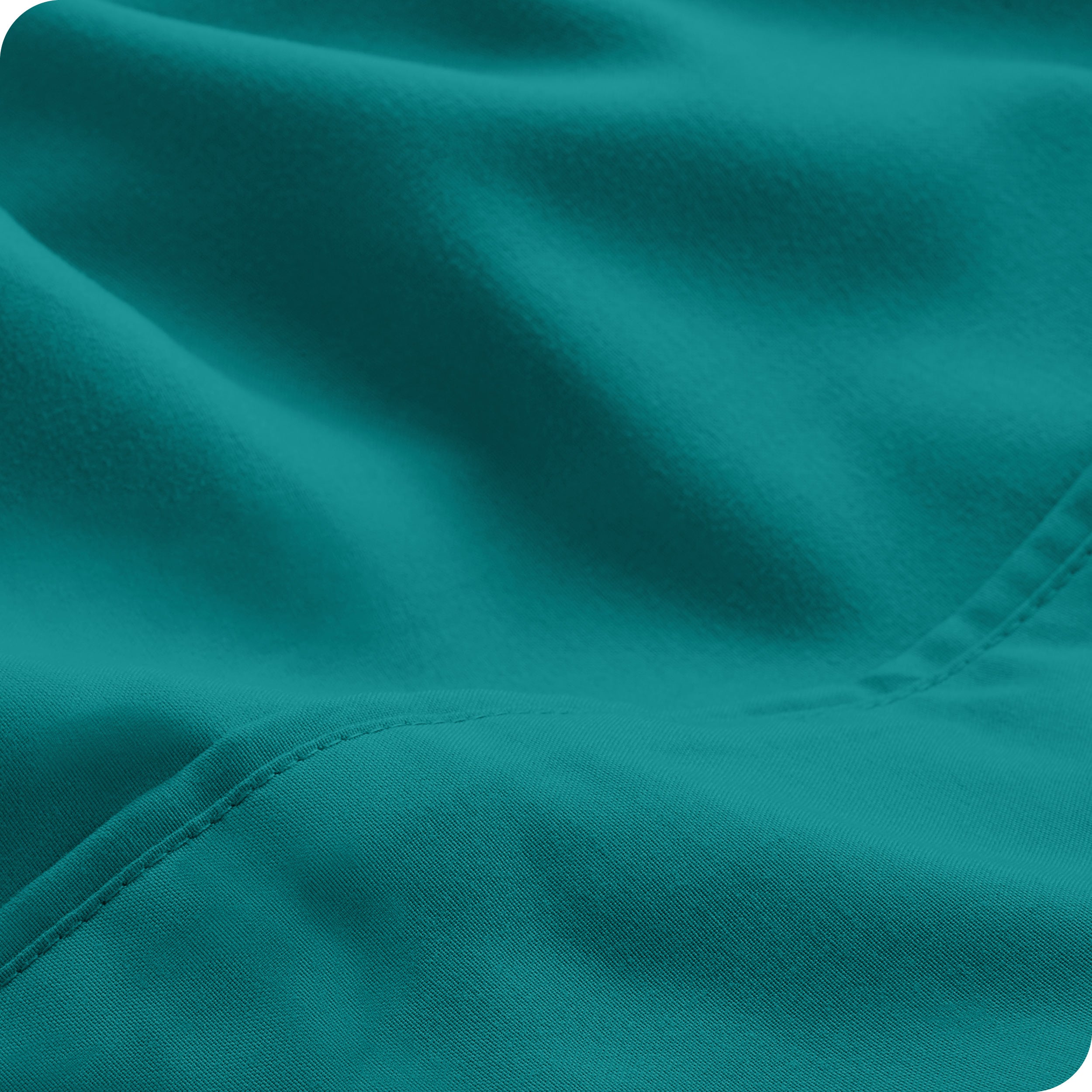 Close-up of the fabric and its neatly finished edge.