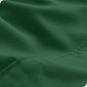 Close-up of the fabric and its neatly finished edge.