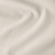 Close up of the percale fitted sheet fabric