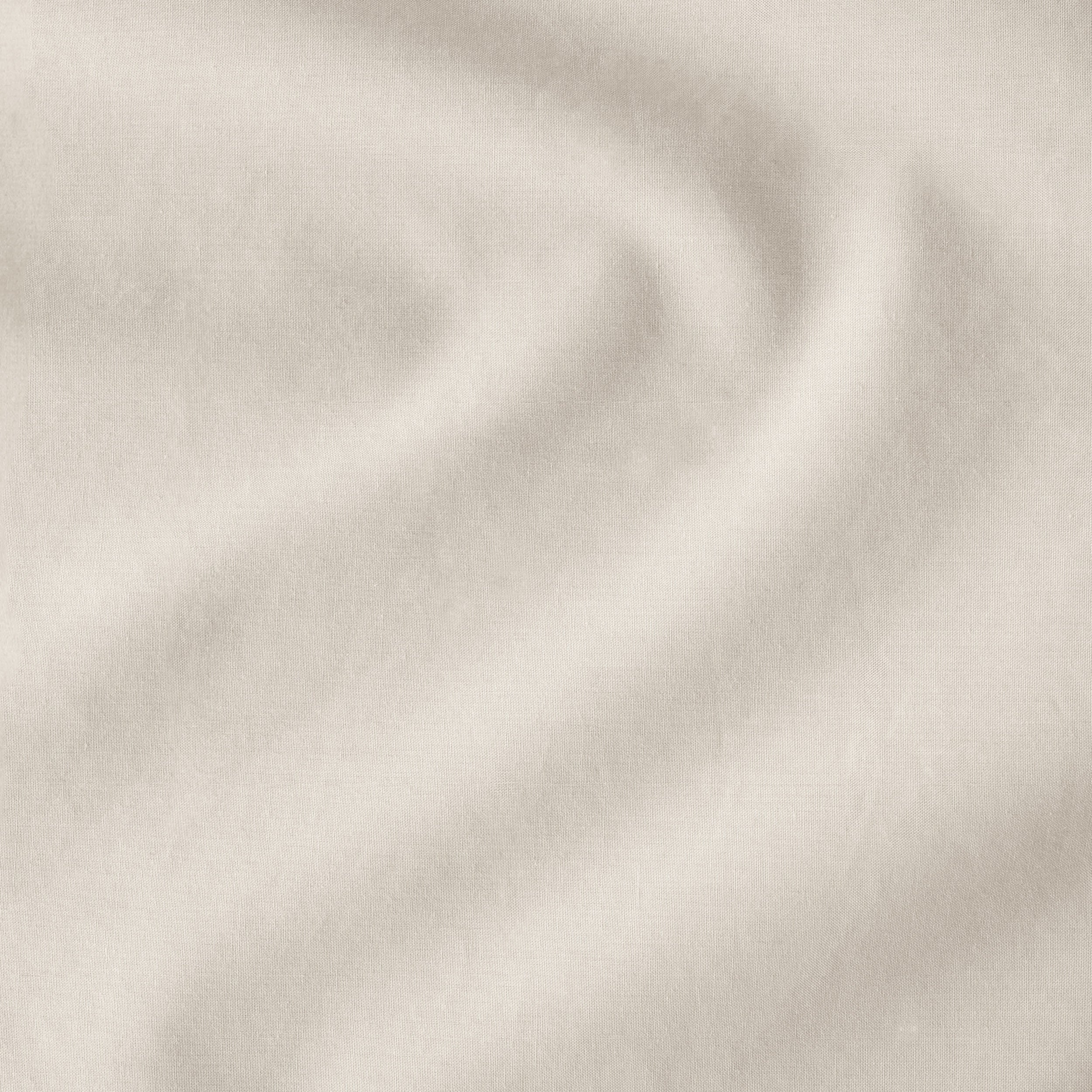 Close up of the percale fitted sheet fabric
