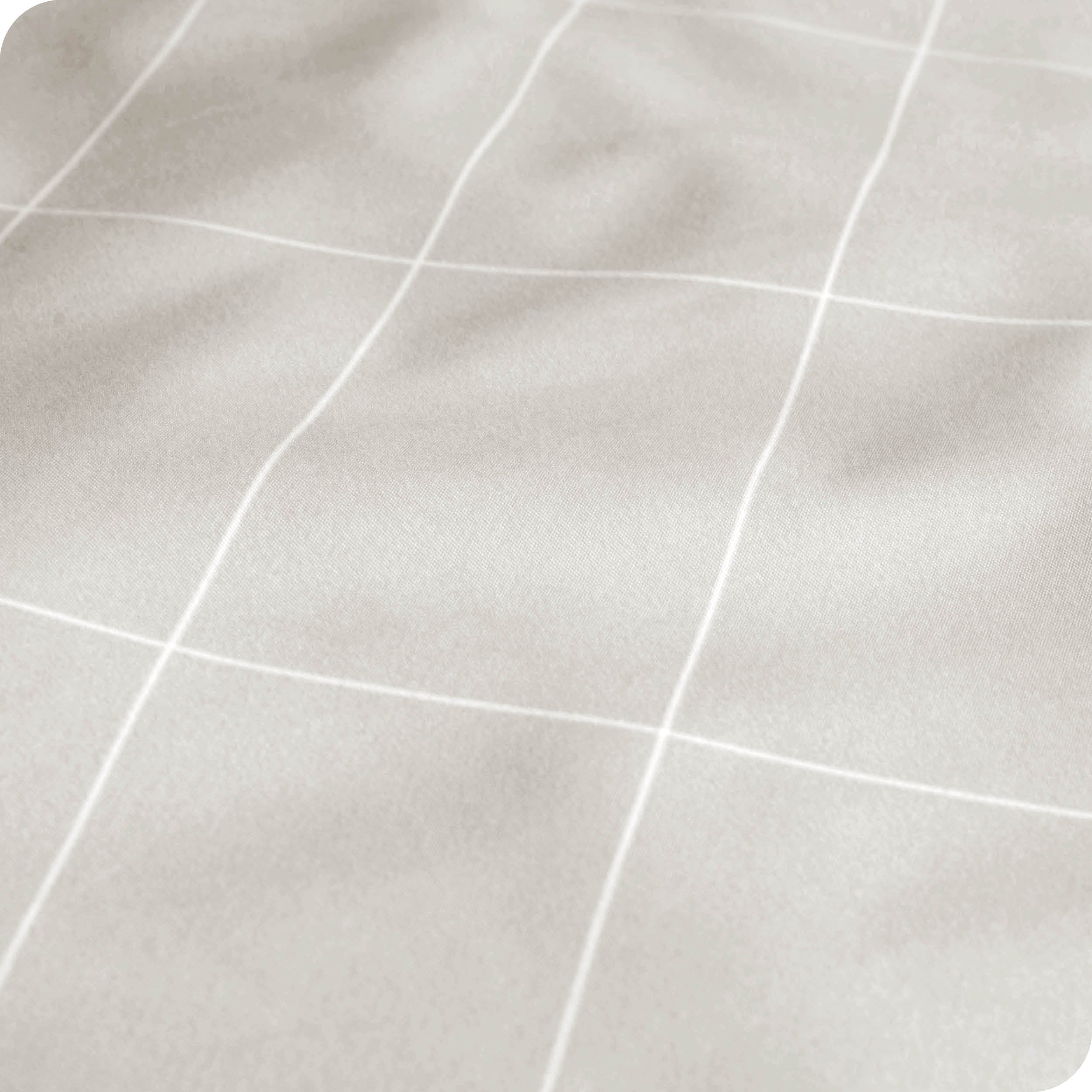Close up of the printed duvet cover fabric