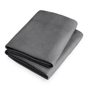 2 flannel pillowcases folded and stacked