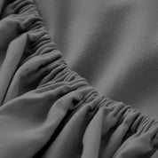Close up of the elastic on the fitted sheet
