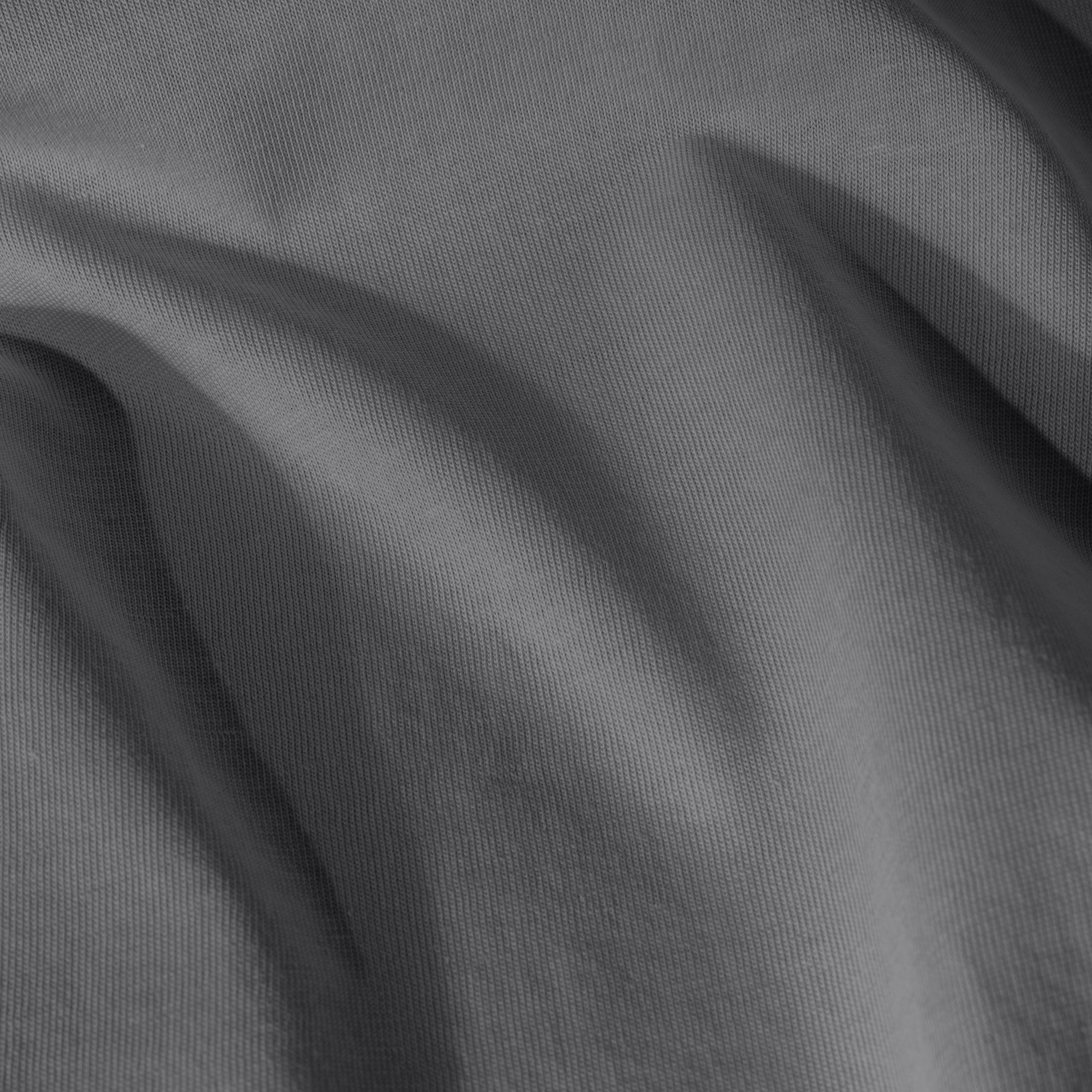 A close up view of the organic cotton jersey sheet sets' fabric and color.