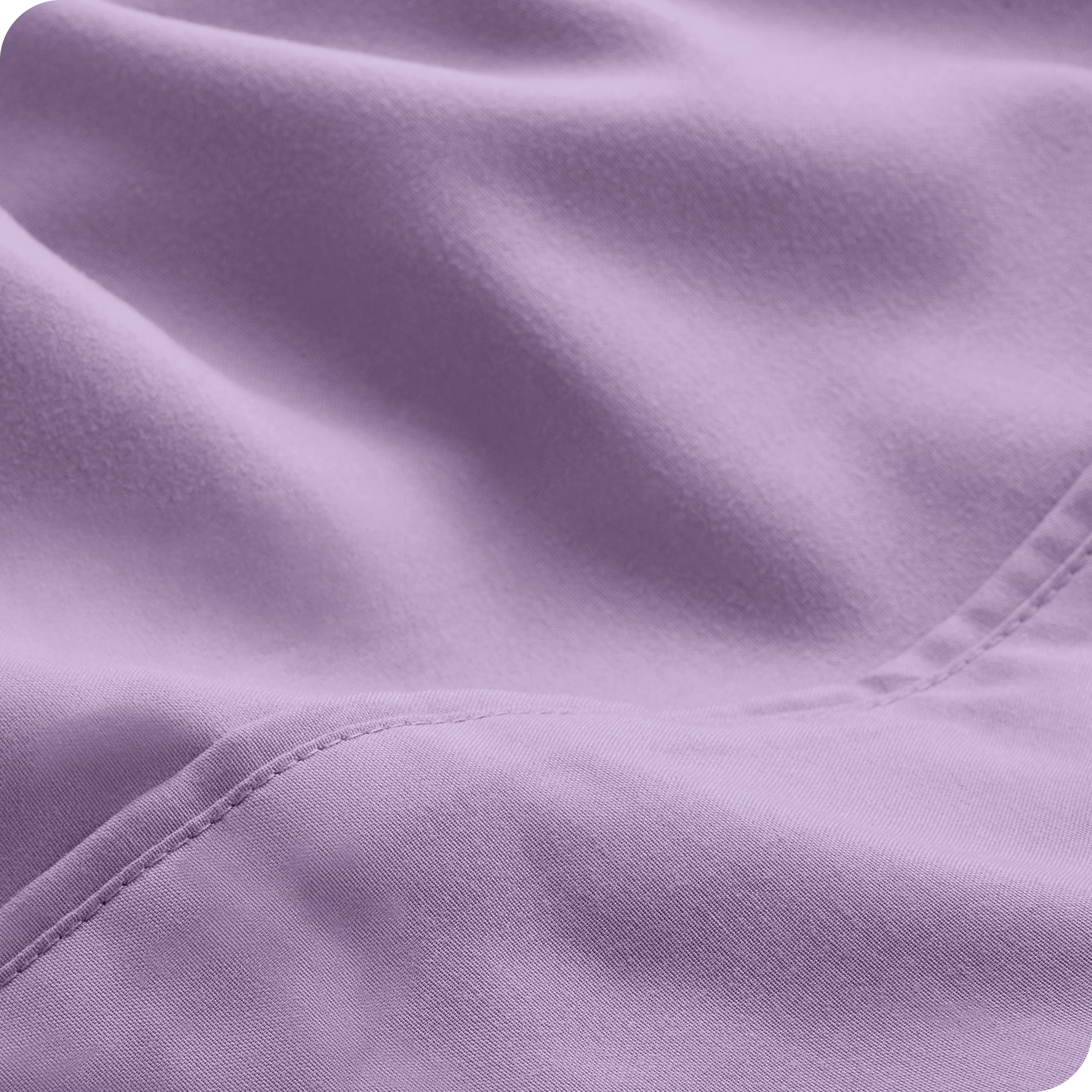 Close-up of the fabric and its neatly finished edge.