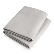 2 flannel pillowcases folded and stacked