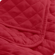 Close up of a pillow sham