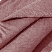 A close up of a track stitch comforter