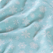 Close of the printed flannel sheet set material
