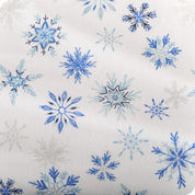 Close up of the printed flannel material