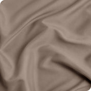 Close up of a duvet set to show the material and the color