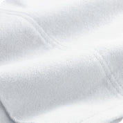 Close up of the flannel pillowcase material