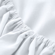 Close up of the elastic on the fitted sheet