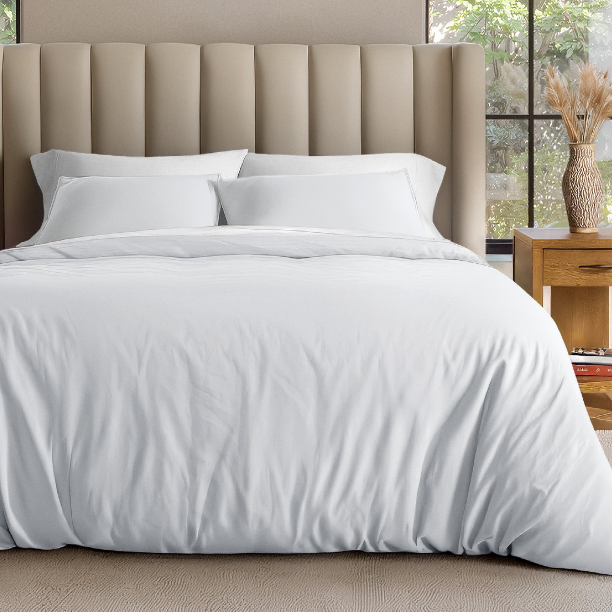 Organic Cotton Jersey Duvet Cover Set - Full/Queen – TwinXL.com