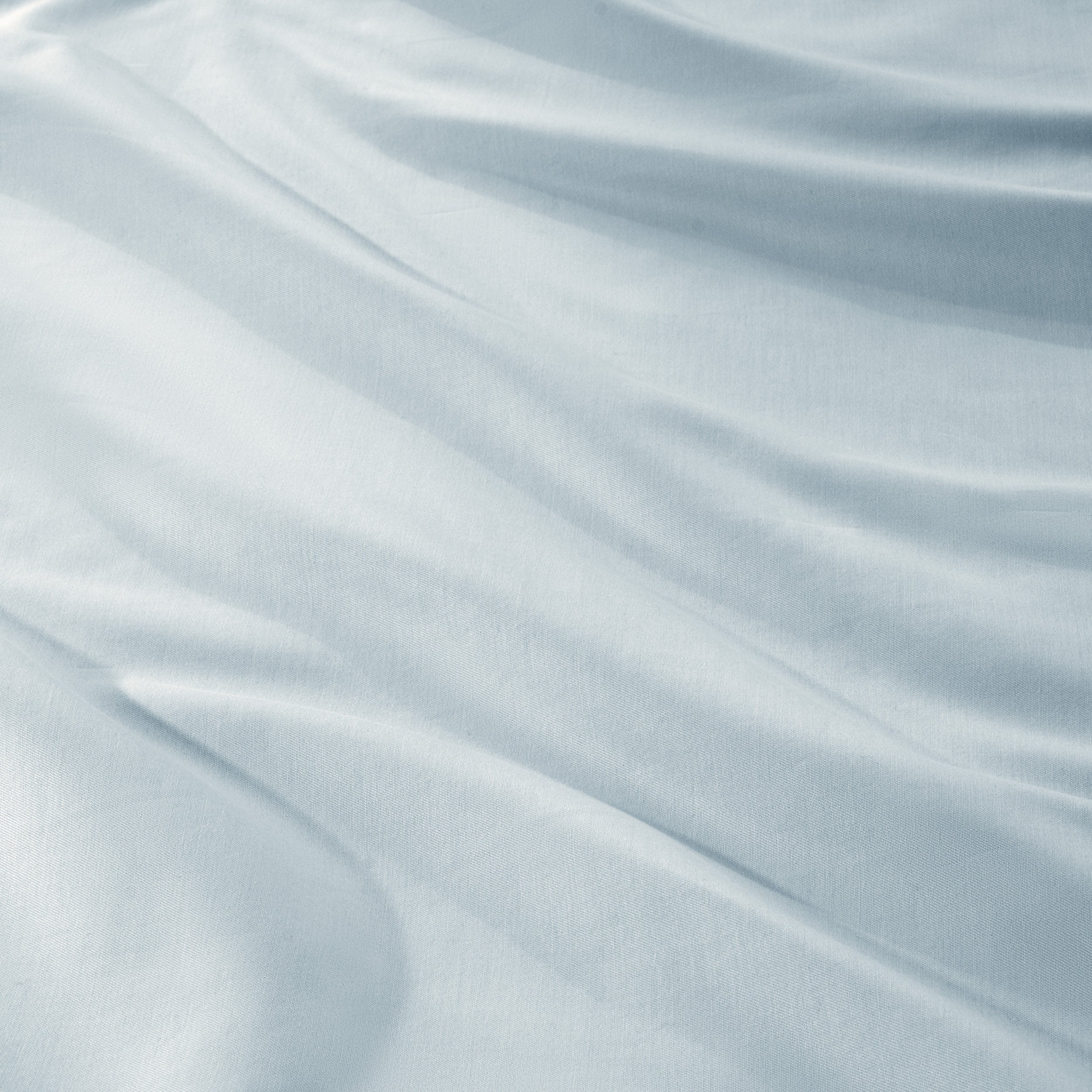 A close up of the sateen duvet cover showing the texture.