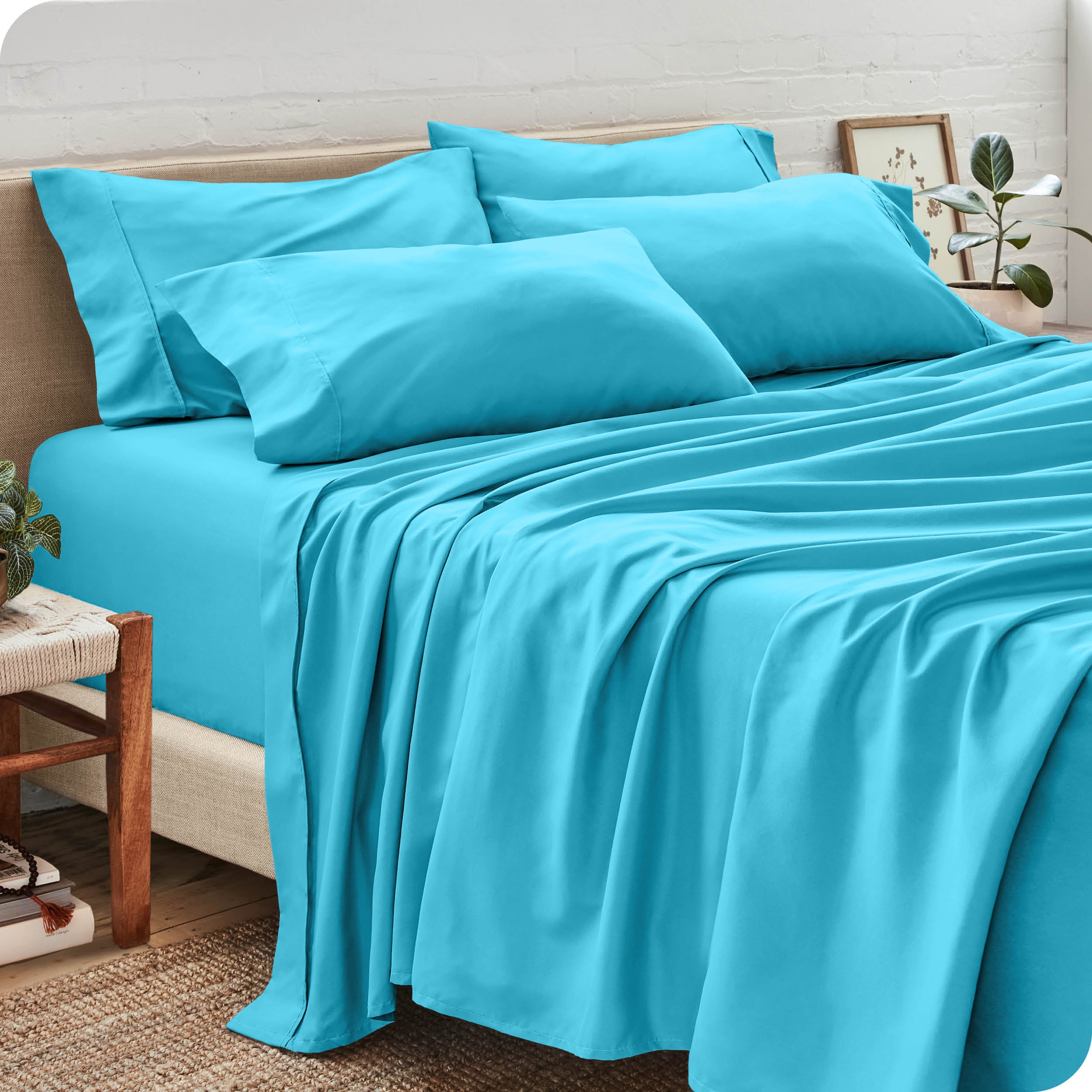 Microfiber Sheet Set with Extra Pillowcases