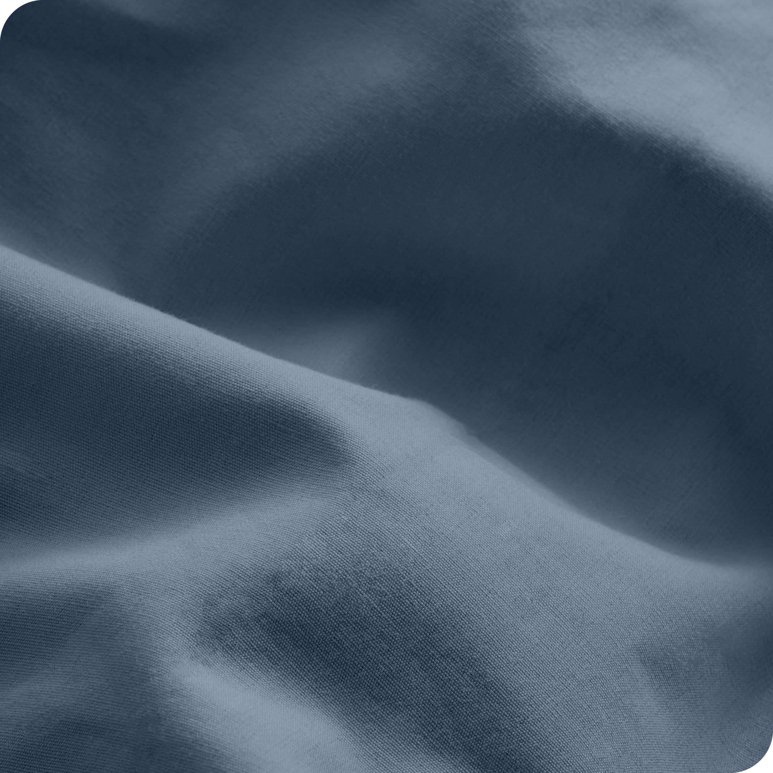 Close up of the percale pillowcase fabric
