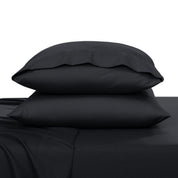 Microfiber envelope pillowcase sheet set