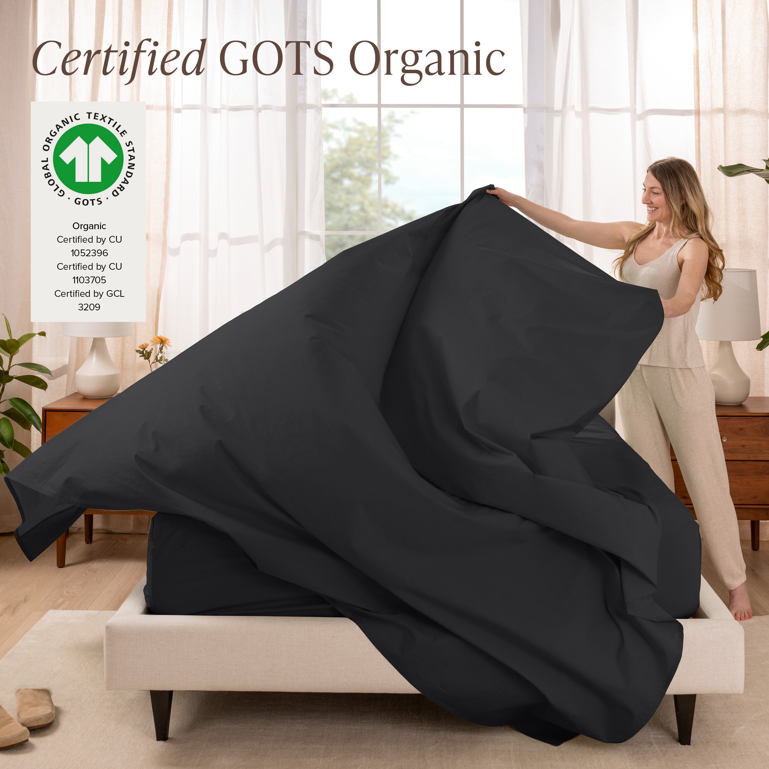 Organic Cotton Percale Sheet Set - Twin XL