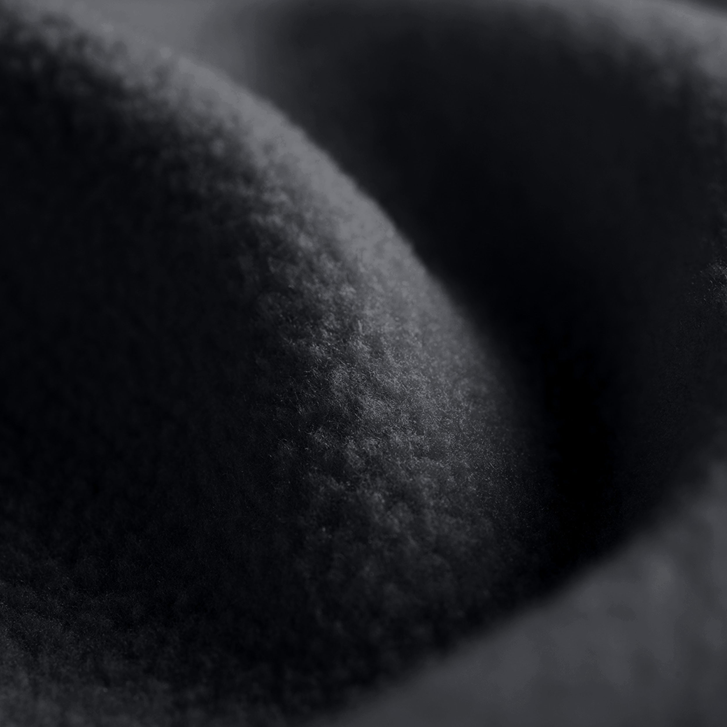 Close up showing the texture of the polar fleece blanket