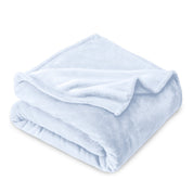 Microplush blanket folded neatly