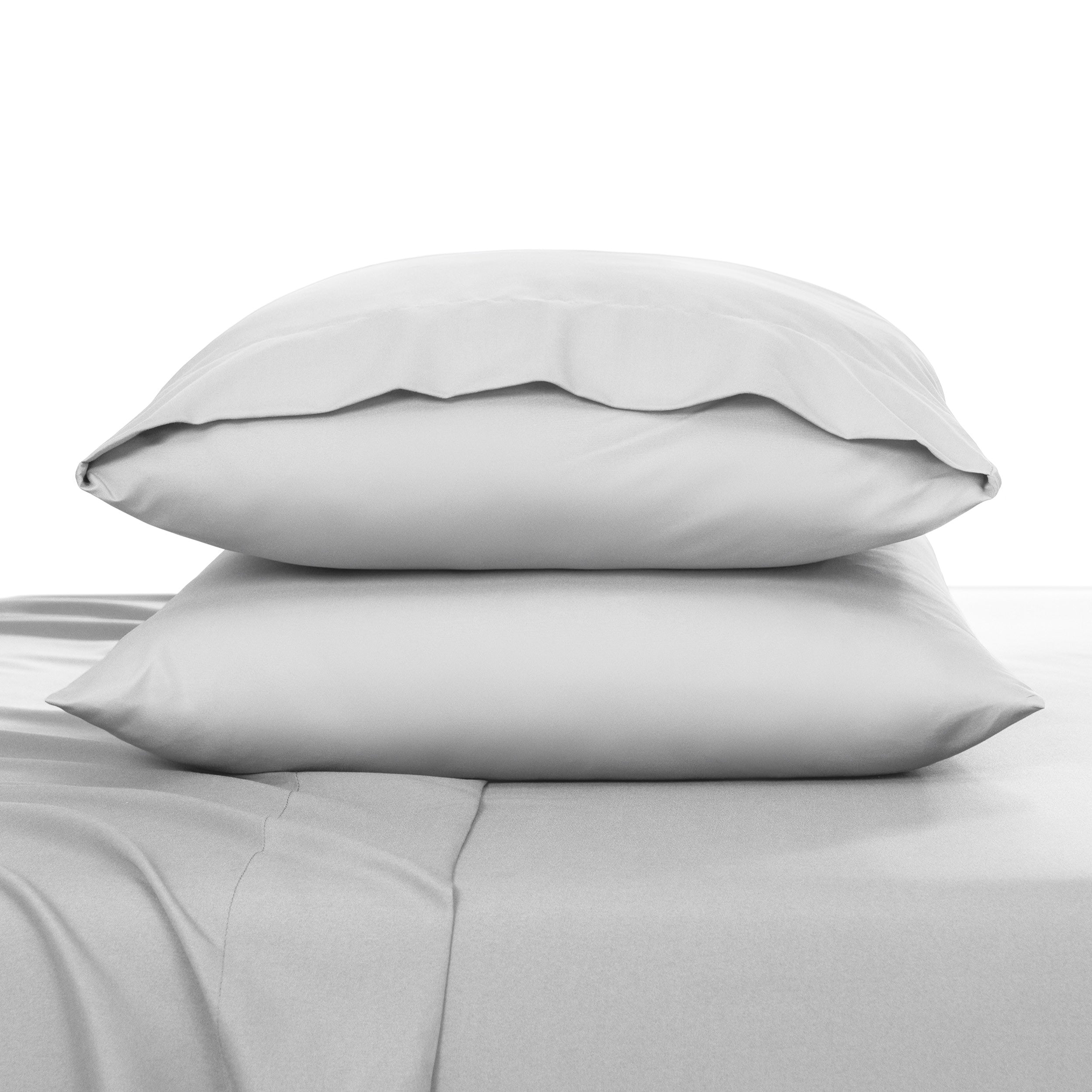 Microfiber envelope pillowcase sheet set