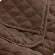 Close up of a pillow sham