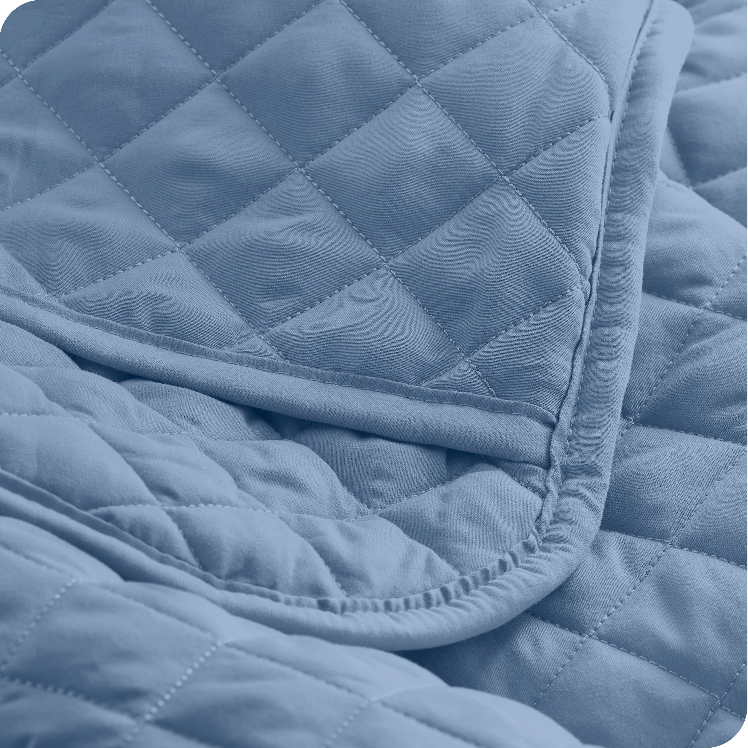 Close up of a pillow sham