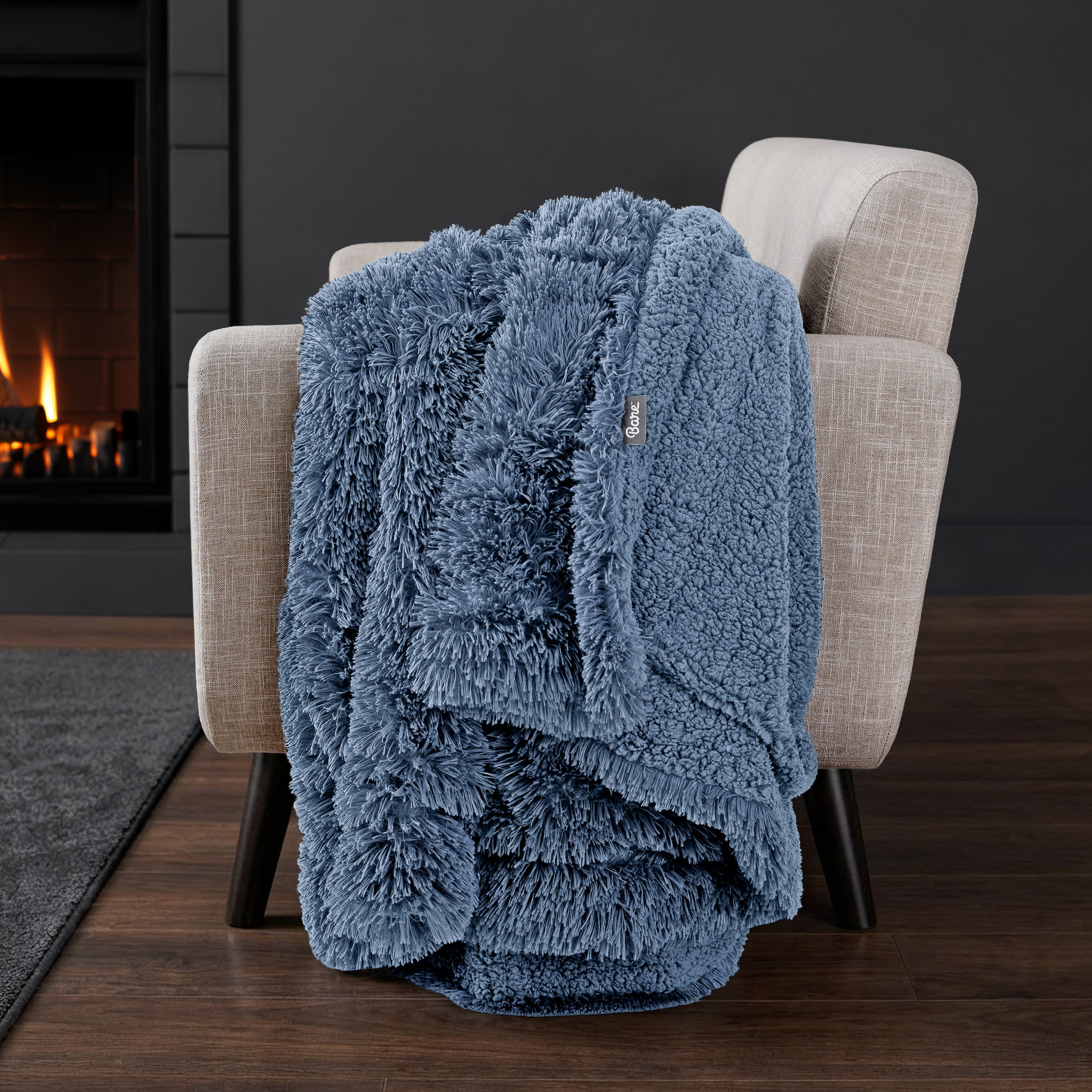 Shaggy Faux Fur Sherpa Blanket – TwinXL.com