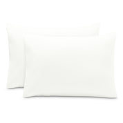 2 pillowcases on pillows