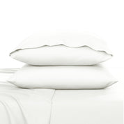 Microfiber envelope pillowcase sheet set