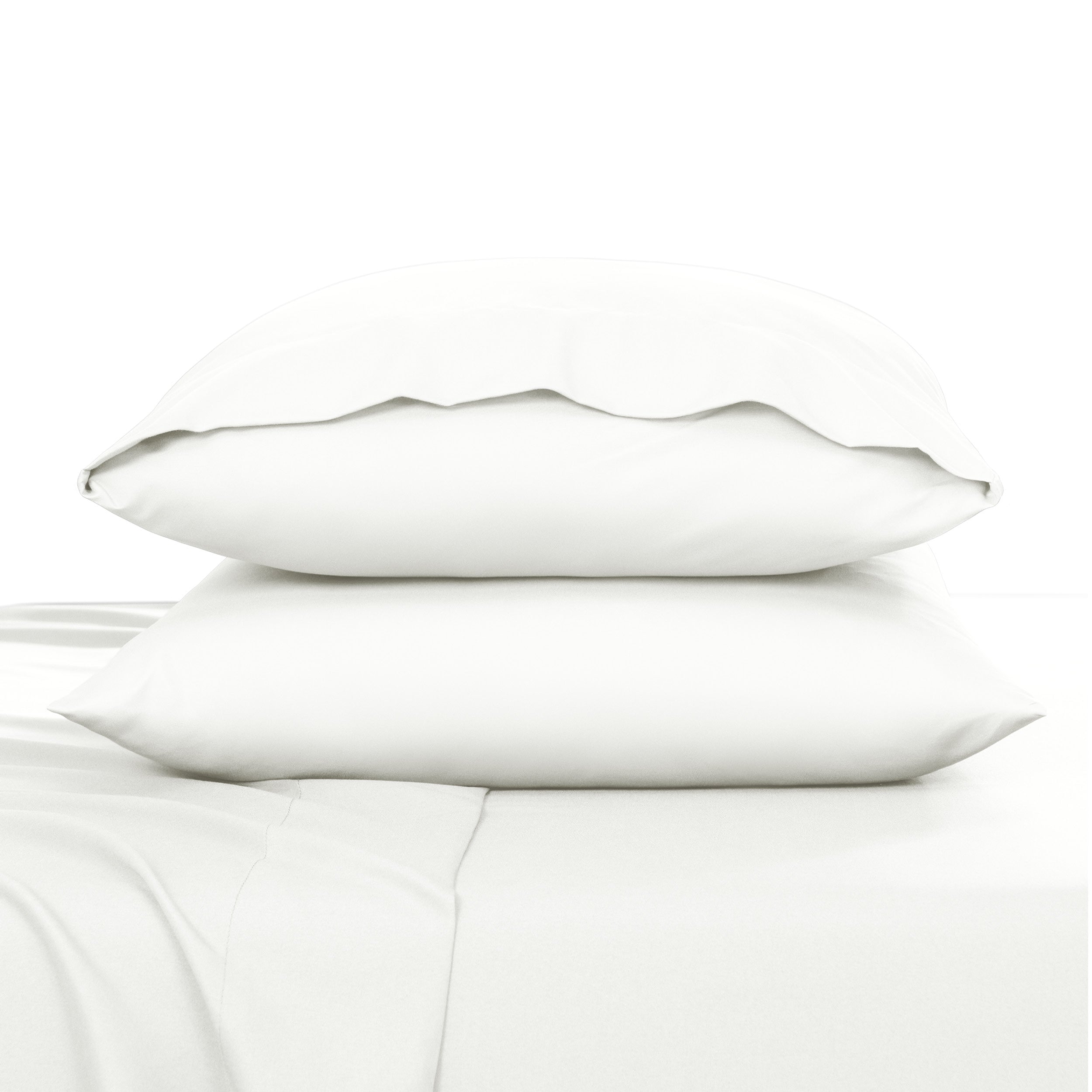 Microfiber envelope pillowcase sheet set