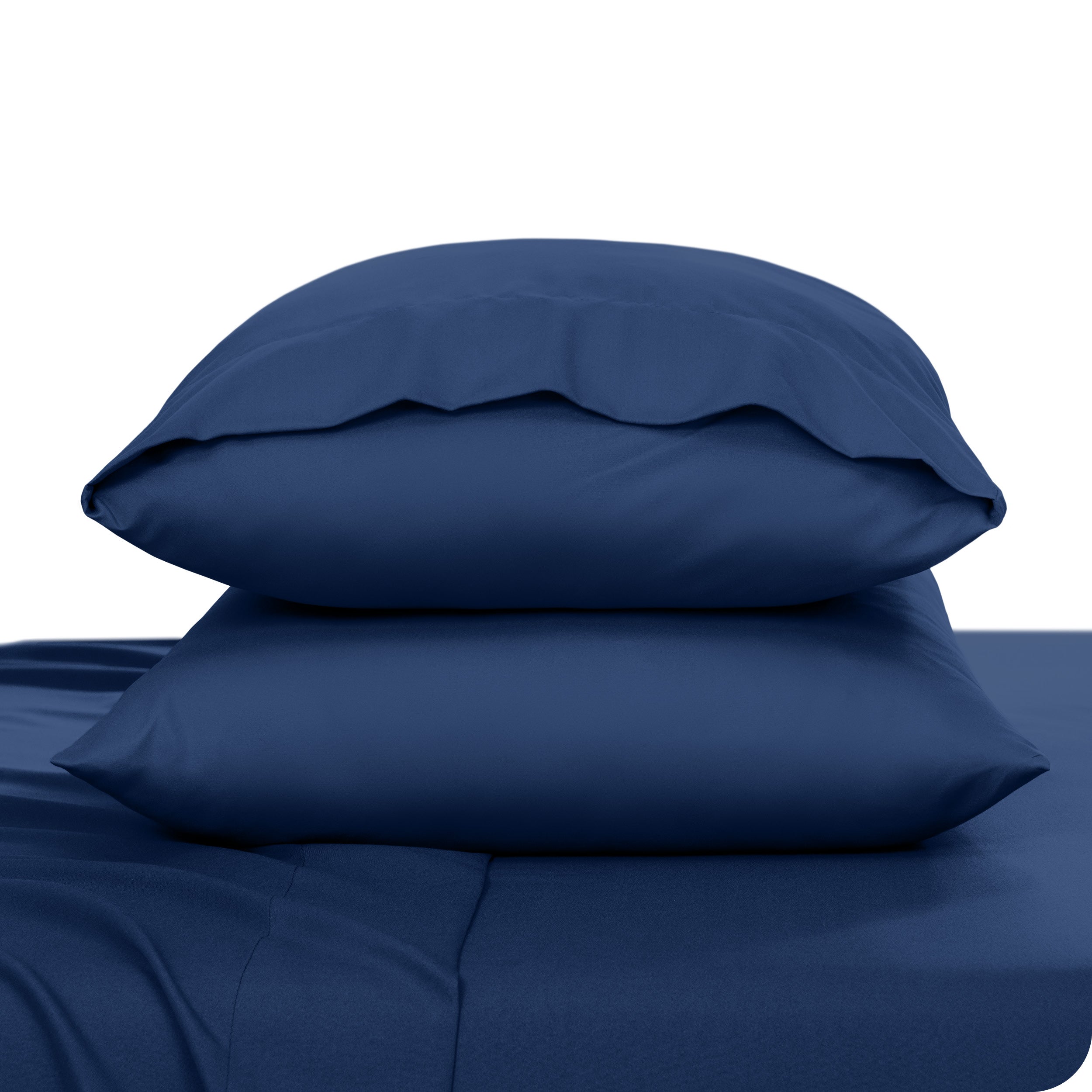 2 pillowcases on pillows
