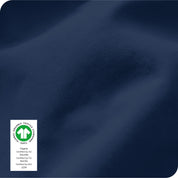 Close up of the percale fitted sheet fabric