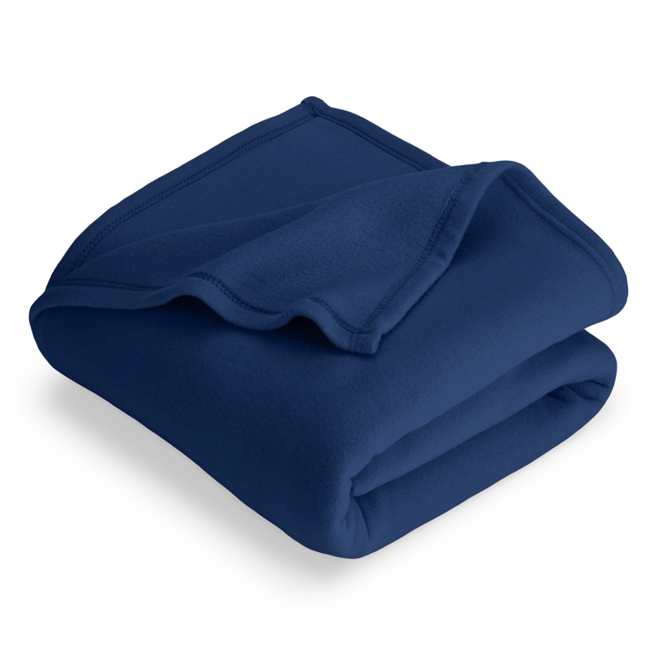 A  polar fleece blanket folded neatly