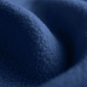 Close up showing the texture of the polar fleece blanket