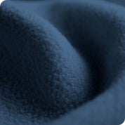 Close up showing the texture of the polar fleece blanket