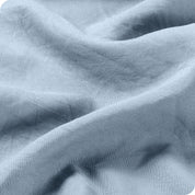 Close up of the washed sheet fabric