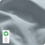Close up of the percale sheet set fabric