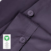 Close up of the buttons for pillow shams
