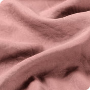 Close up of the washed sheet fabric