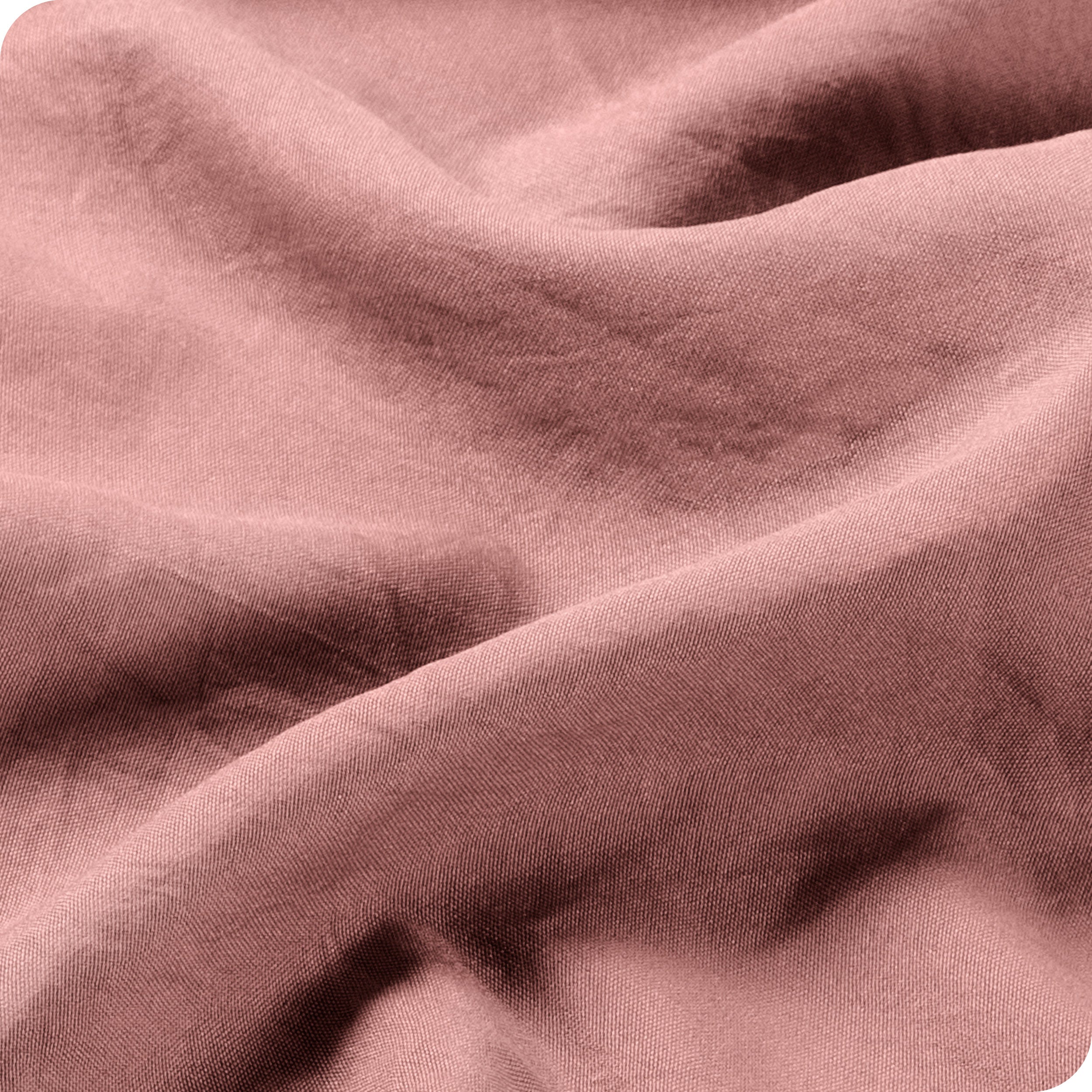 Close up of the washed sheet fabric