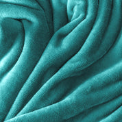 Close in view showing texture of blanket fabric