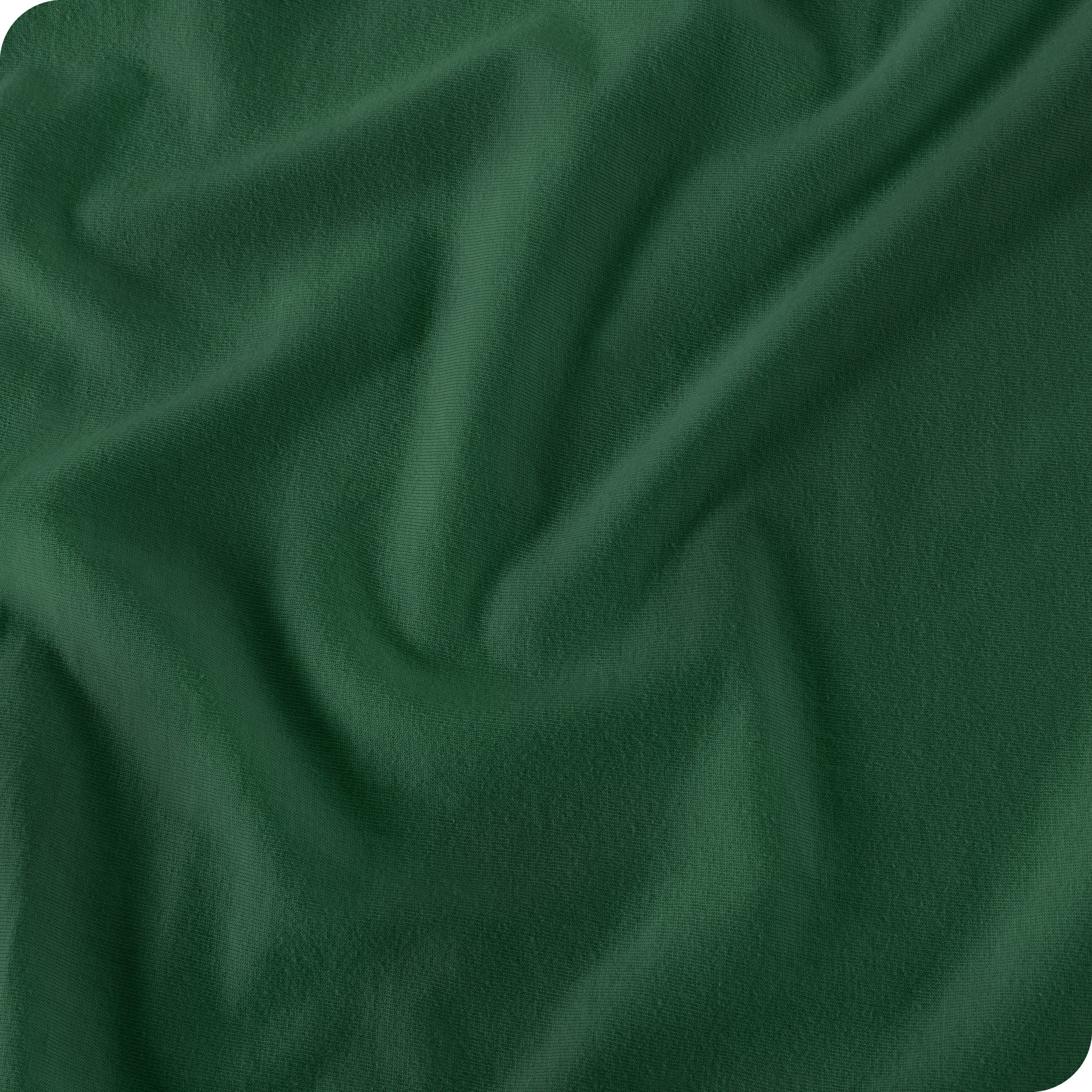 Close up of a jersey fitted sheet